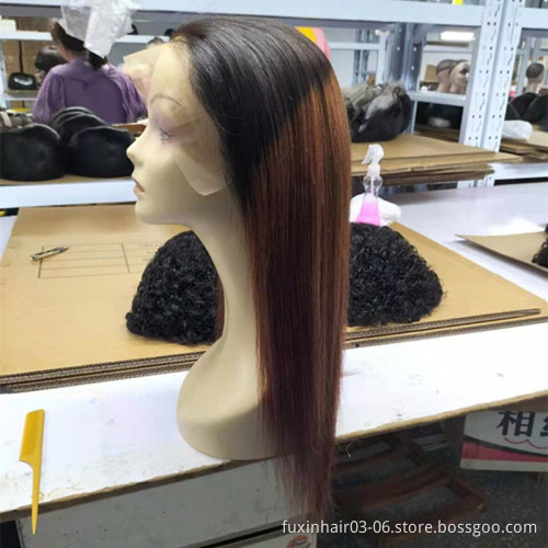 Burmese Curly 1b/30 Dark Brown Vietnam Virgin Cuticle Aligned Hair 360 Lace Wigs Full Lace Natural Honey Brown Wig